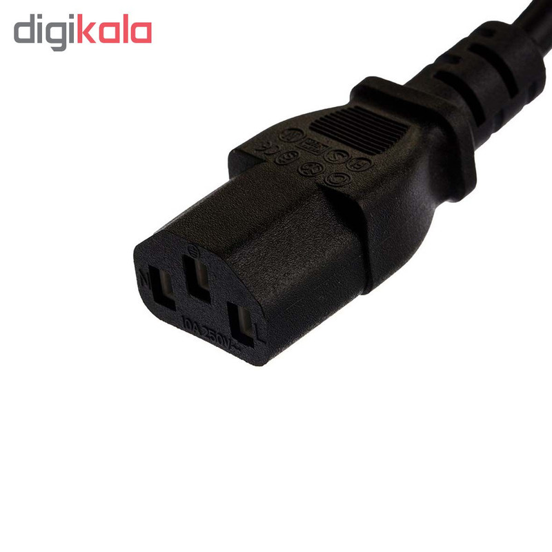 کابل برق سه پین منبع تغذیه کامپیوتر مدل P-KMZ طول 1.5 متر