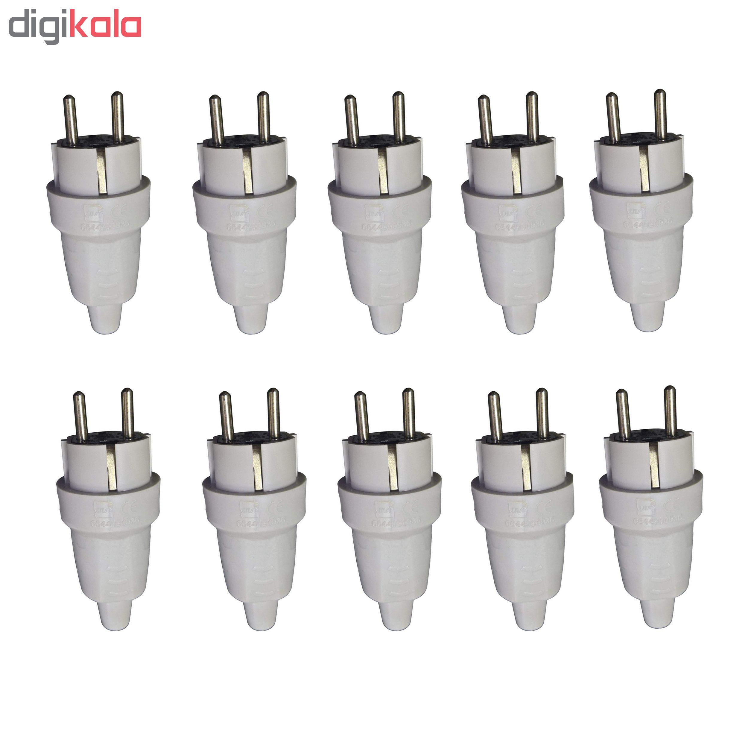 دو شاخه بهداد الکتریک مدل 2DA بسته 10 عددی دو شاخه بهداد الکتریک مدل 2DA بسته 10 عددی