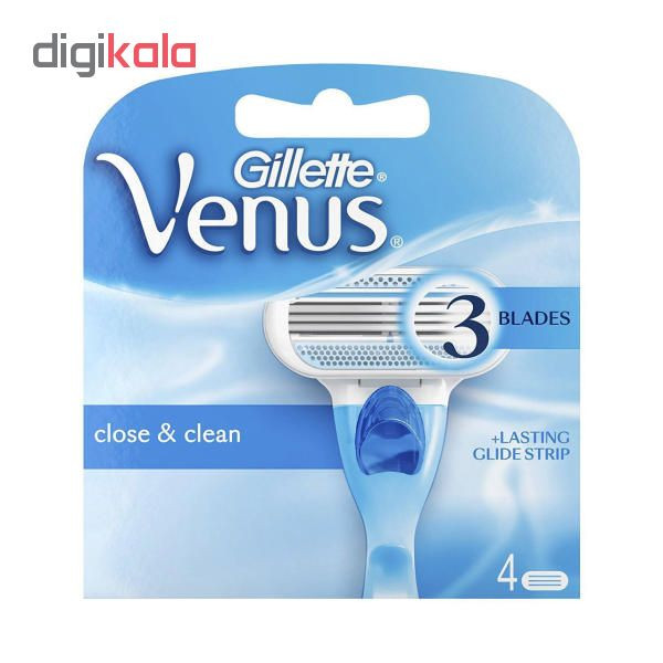 تیغ یدک ژیلت مدل Venus Close & Clean بسته 4 عددی تیغ یدک ژیلت مدل Venus Close & Clean بسته 4 عددی