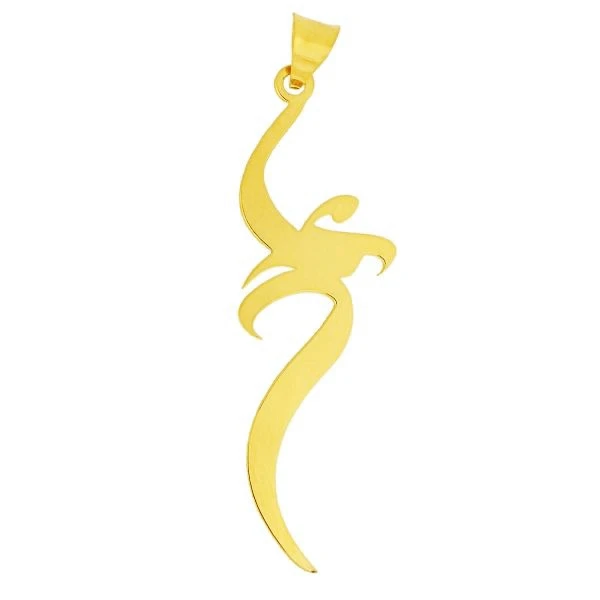 آویز گردنبند طلا 18 عیار زنانه طرح علی کد UN032