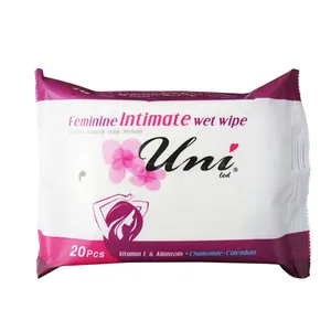 دستمال مرطوب یونی لد کد 055 بسته 20 عددی