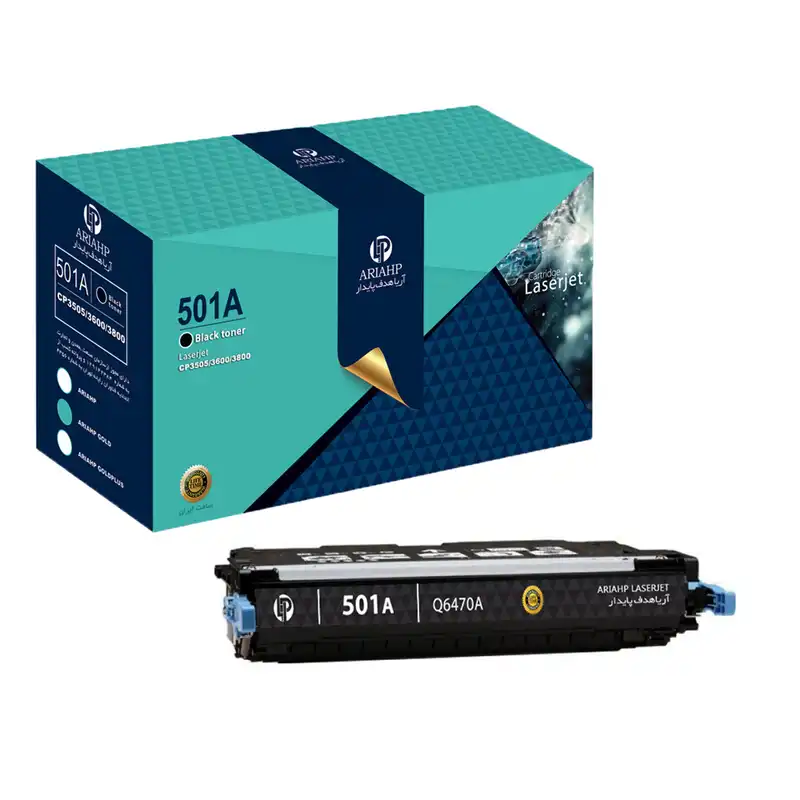 تونر مشکی آریا اچ پی مدل Gold-501A