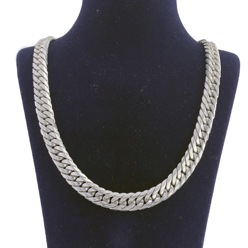 زنجیر نقره مردانه مدل JA105