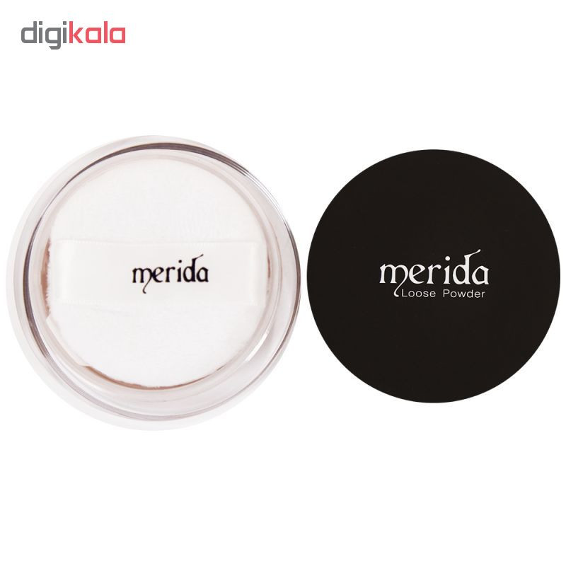 پودر تثبیت کننده آرایش مریدا مدل loose powdwr شماره 33