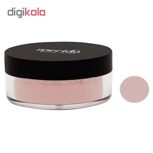 پودر تثبیت کننده آرایش مریدا مدل loose powdwr شماره 34