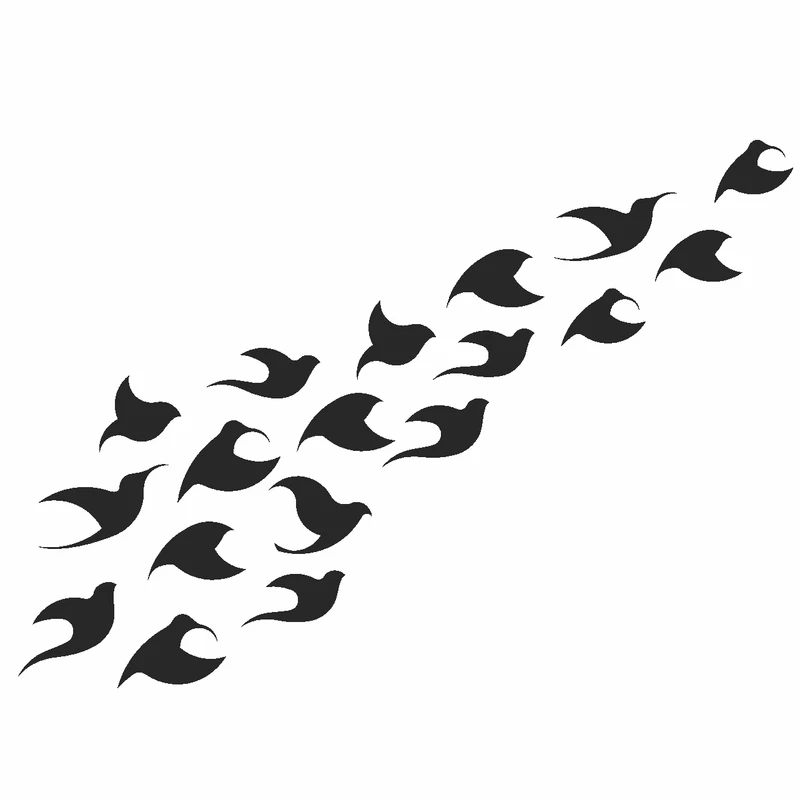 استیکر دیواری طرح پرواز