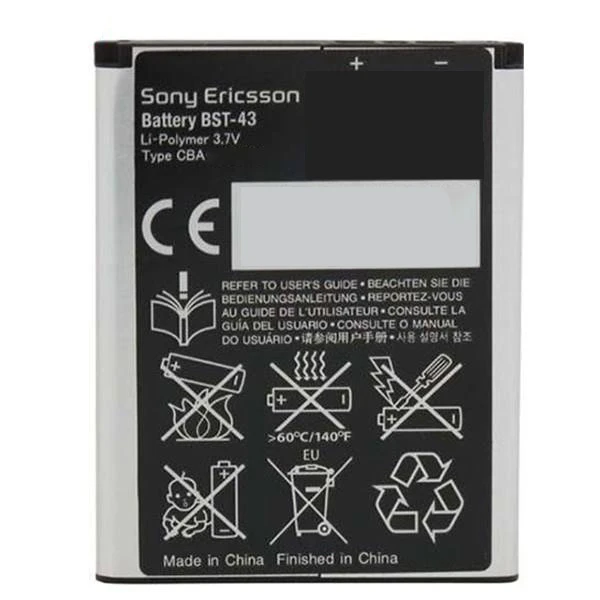 باتری موبایل مدل BST-43 ظرفیت 1000 میلی آمپر ساعت مناسب برای گوشی موبایل سونی ‌T715