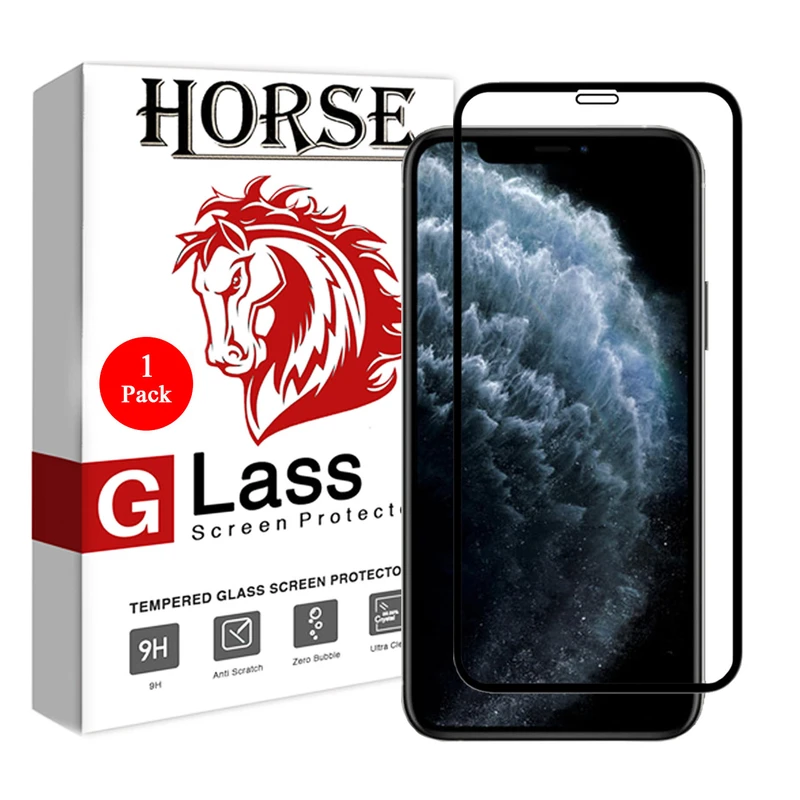 محافظ صفحه نمایش 5D هورس مدل FAG مناسب برای گوشی موبایل اپل iPhone 11 Pro Max