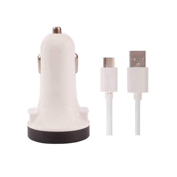شارژر فندکی ریمکس مدل RX-05 به همراه کابل تبدیل microUSB