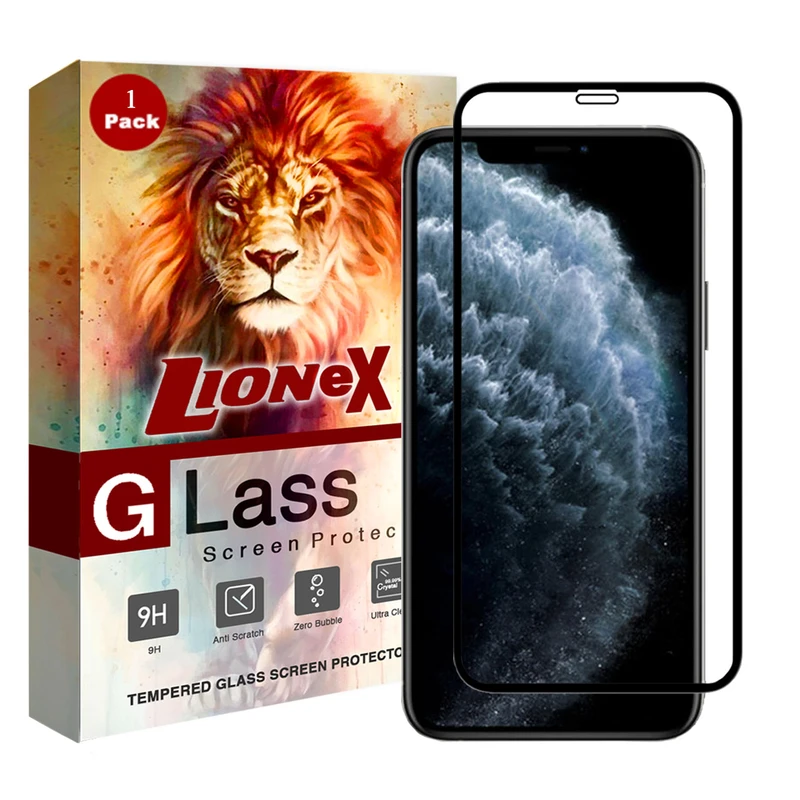 محافظ صفحه نمایش 5D لایونکس مدل USS مناسب برای گوشی موبایل اپل iPhone 11 Pro Max