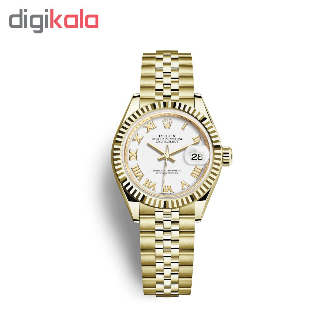 ساعت مچی عقربه ای زنانه مدل دیت جاست کد HC2041