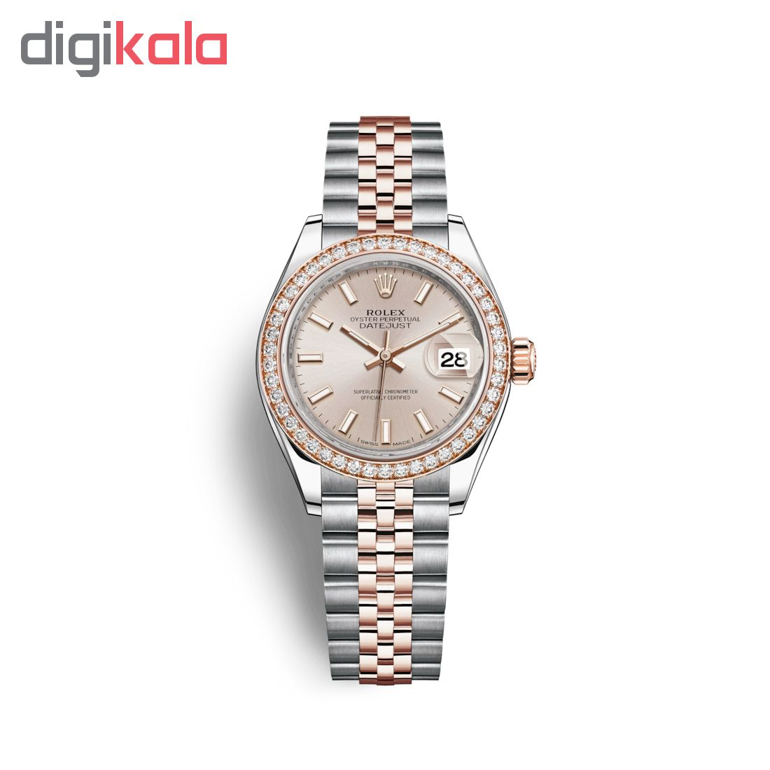 ساعت مچی عقربه ای زنانه مدل دیت جاست کد HC2058