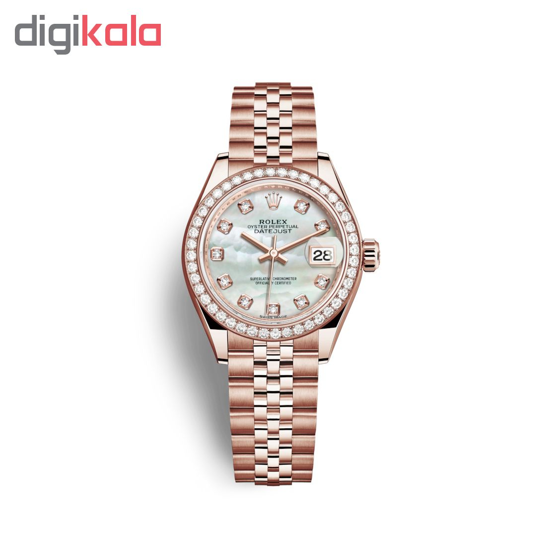 ساعت مچی عقربه ای زنانه مدل دیت جاست کد HC2073