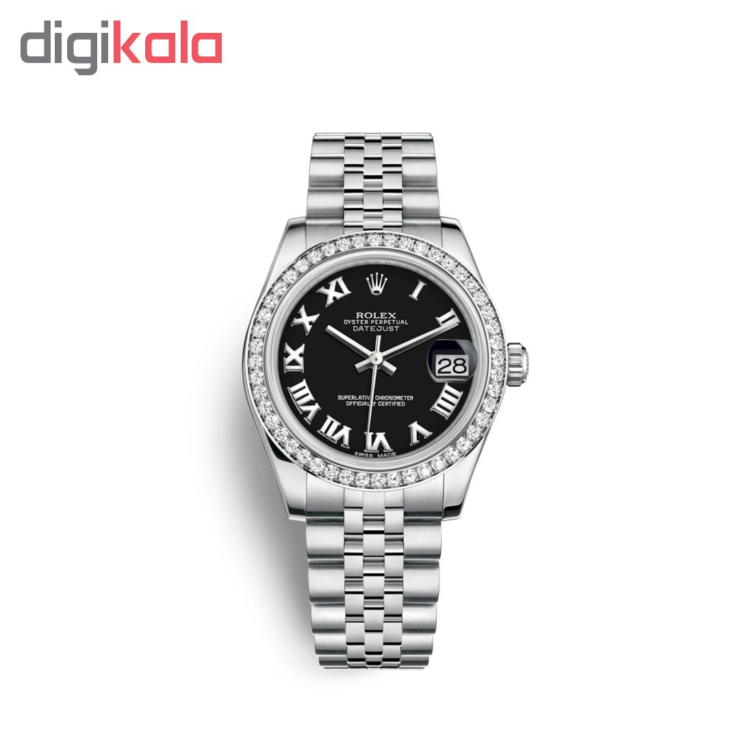 ساعت مچی عقربه ای زنانه مدل دیت جاست کد HC2084