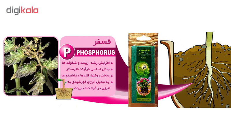 کود ریشه زایی گیلدا کد GP25 وزن 25 گرم