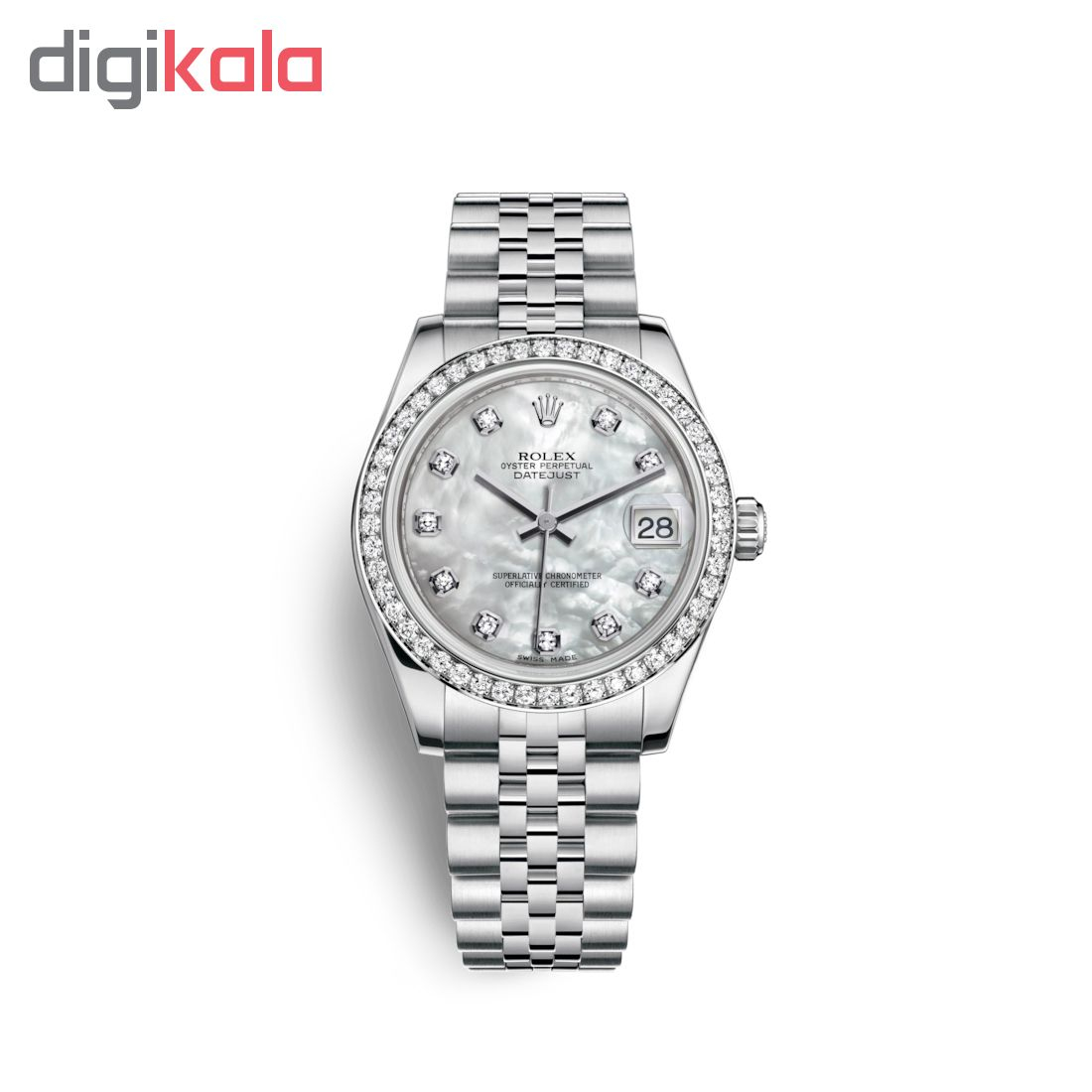 ساعت مچی عقربه ای زنانه مدل دیت جاست کد HC2100