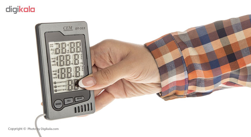 رطوبت سنج و دماسنج سی ای ام مدل DT-323