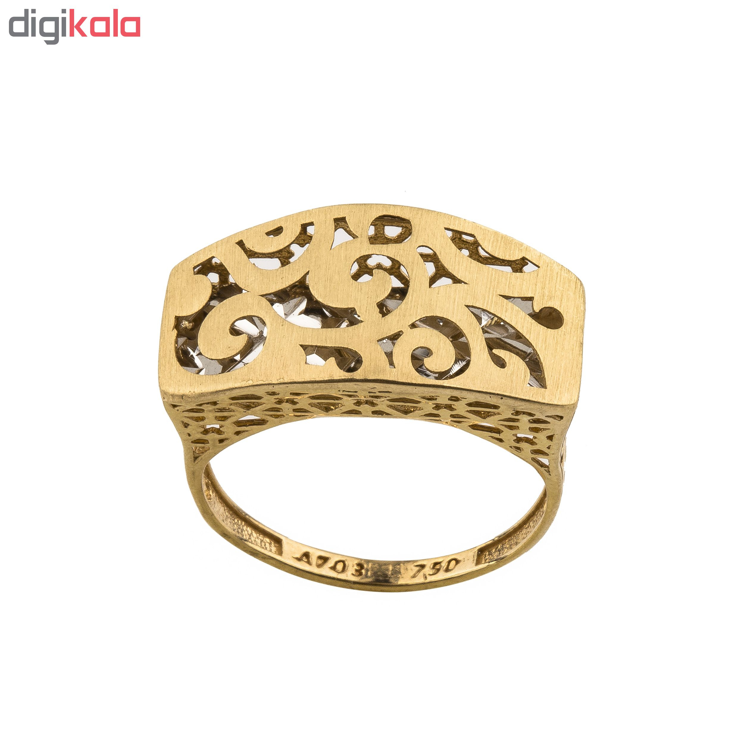 انگشتر طلا 18 عیار زنانه کد R167