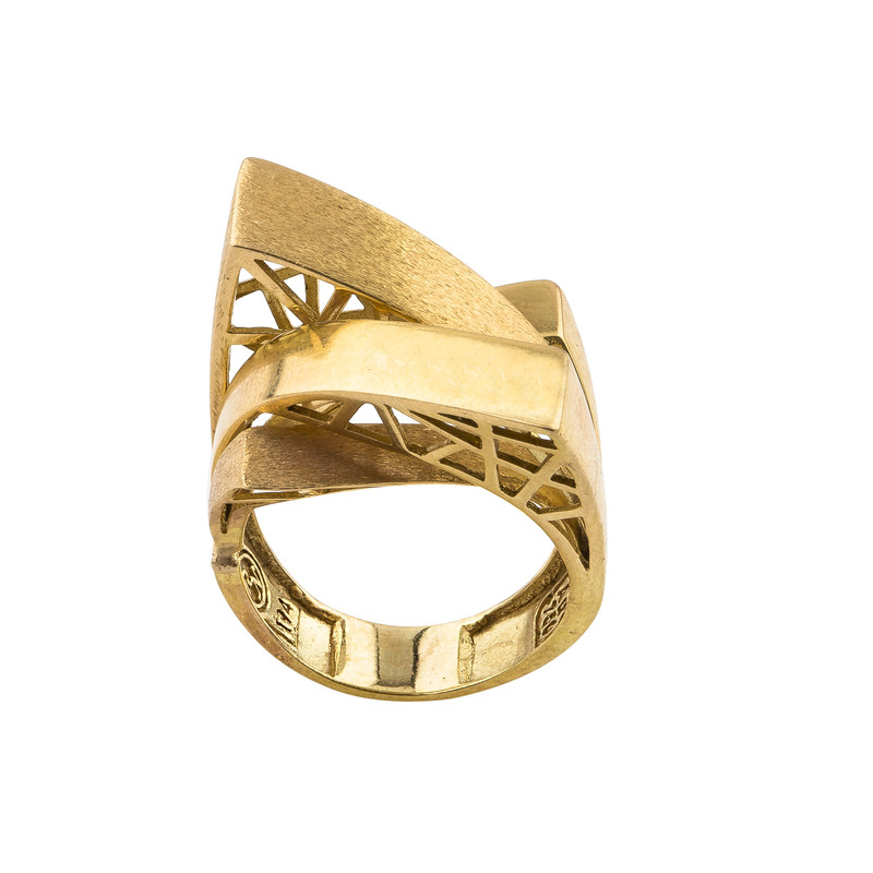 انگشتر طلا 18 عیار زنانه کد R164