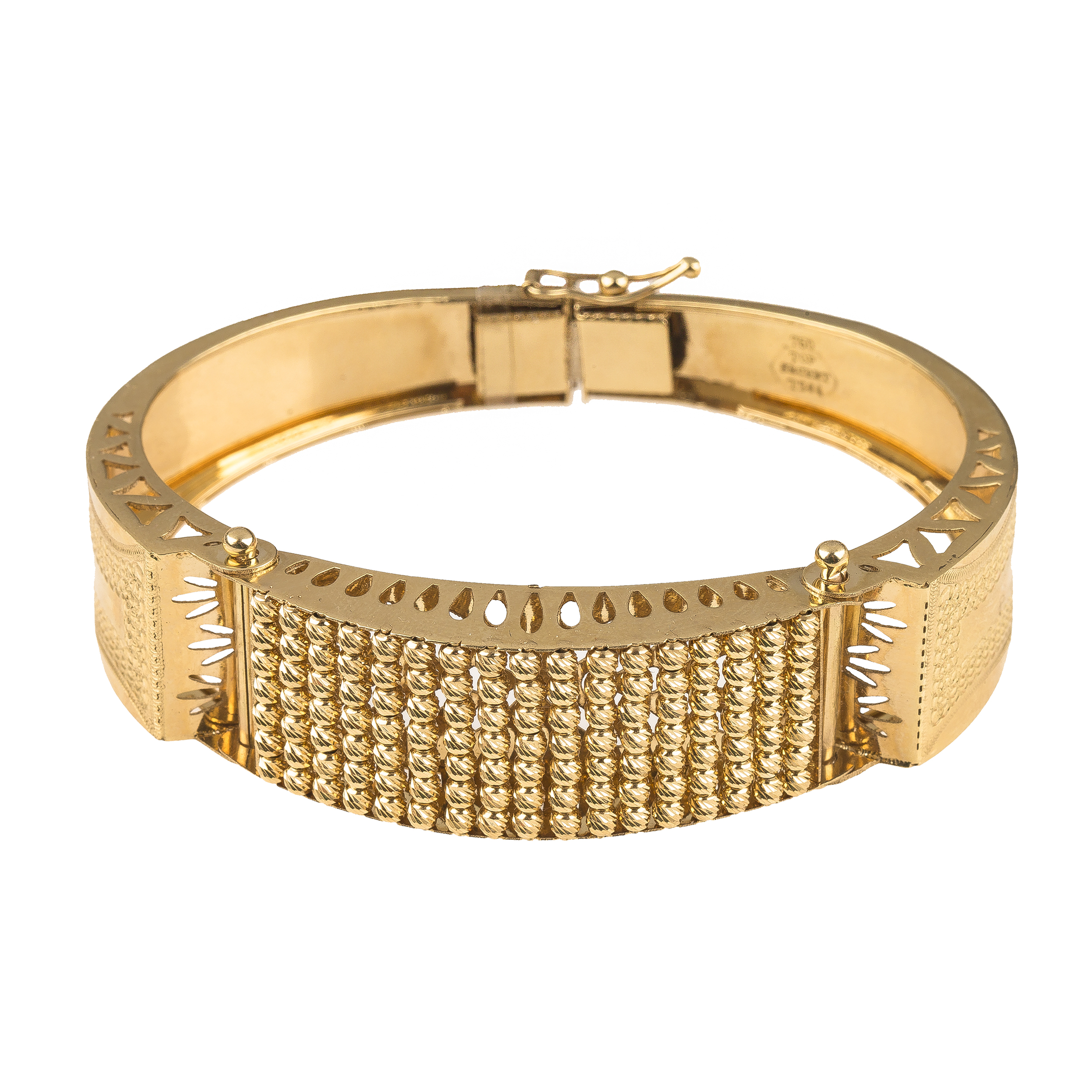 دستبند طلا 18 عیار زنانه کد B142