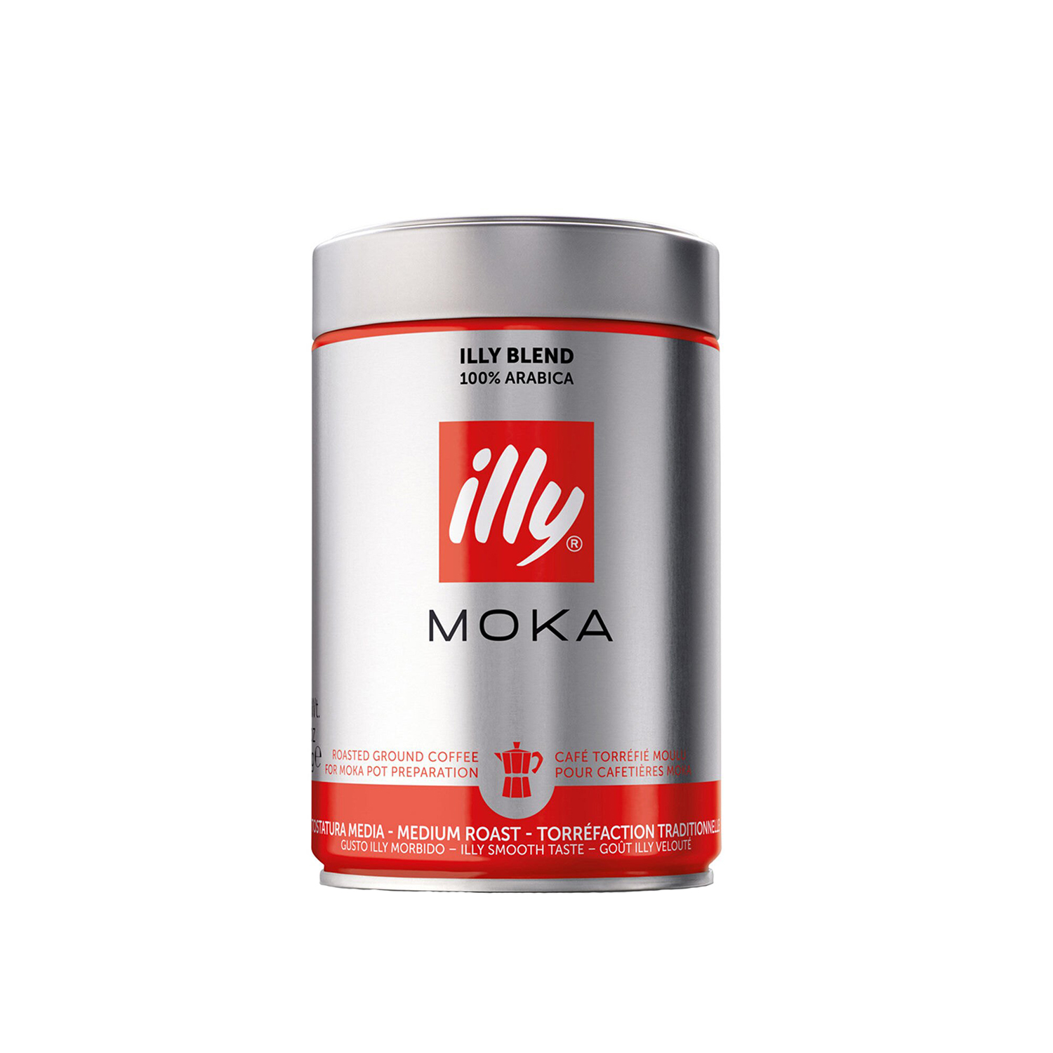 قوطی قهوه ایلی مدل Moka Medium Roast مقدار 250 گرم