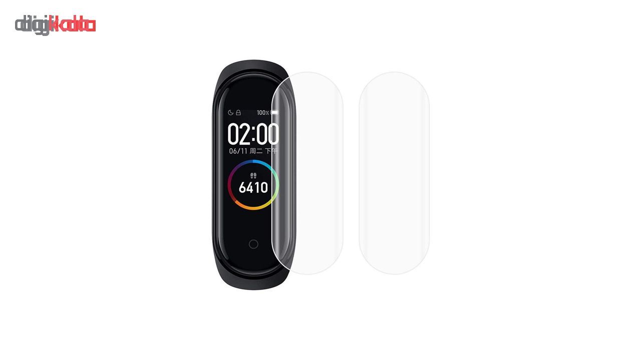 مچ بند هوشمند شیائومی مدل Mi Band 4 Global version به همراه محافظ صفحه نمایش -  - 2