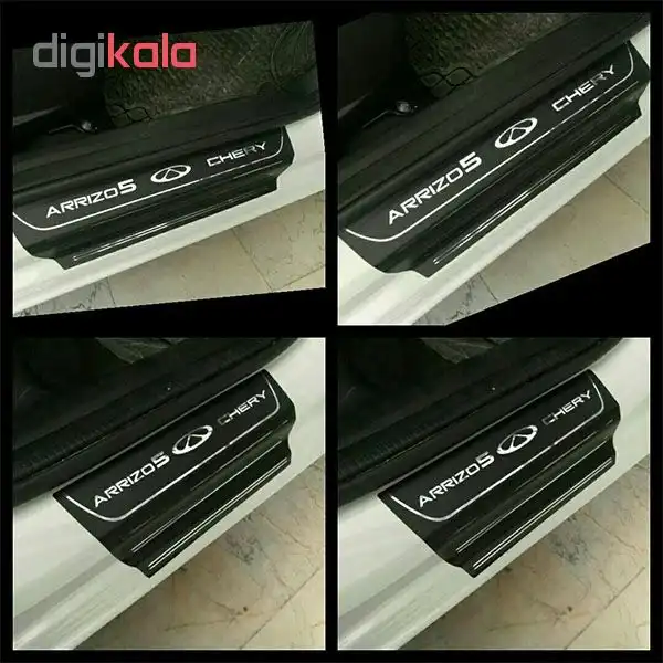 برچسب پارکابی خودرو کد SK09 مناسب برای آریزو 5 مجموعه 4 عددی