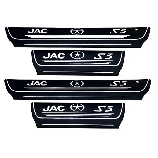 برچسب پارکابی خودرو کد SK012 مناسب برای جک S3 مجموعه 4 عددی