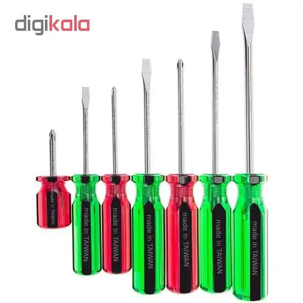 مجموعه 7 عددی پیچ گوشتی مدل YP07