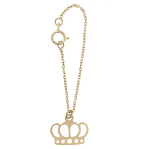 آویز ساعت طلا 18 عیار زنانه طرح تاج کد SG395