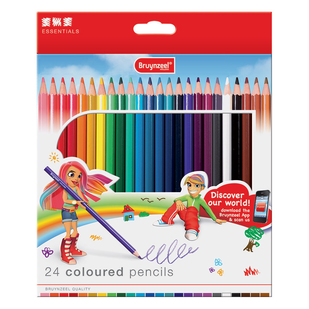 مداد رنگی ۲۴ رنگ برنزیل مدل ۱۲۹۶۳۹