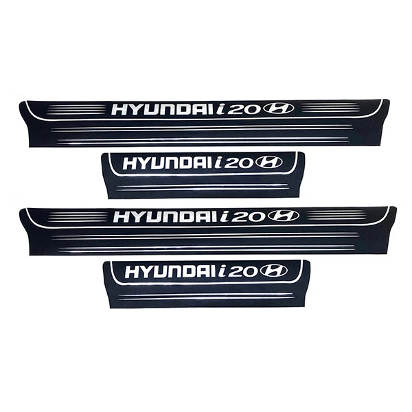 برچسب پارکابی خودرو کد SK015 مناسب برای هیوندا i20 مجموعه 4 عددی