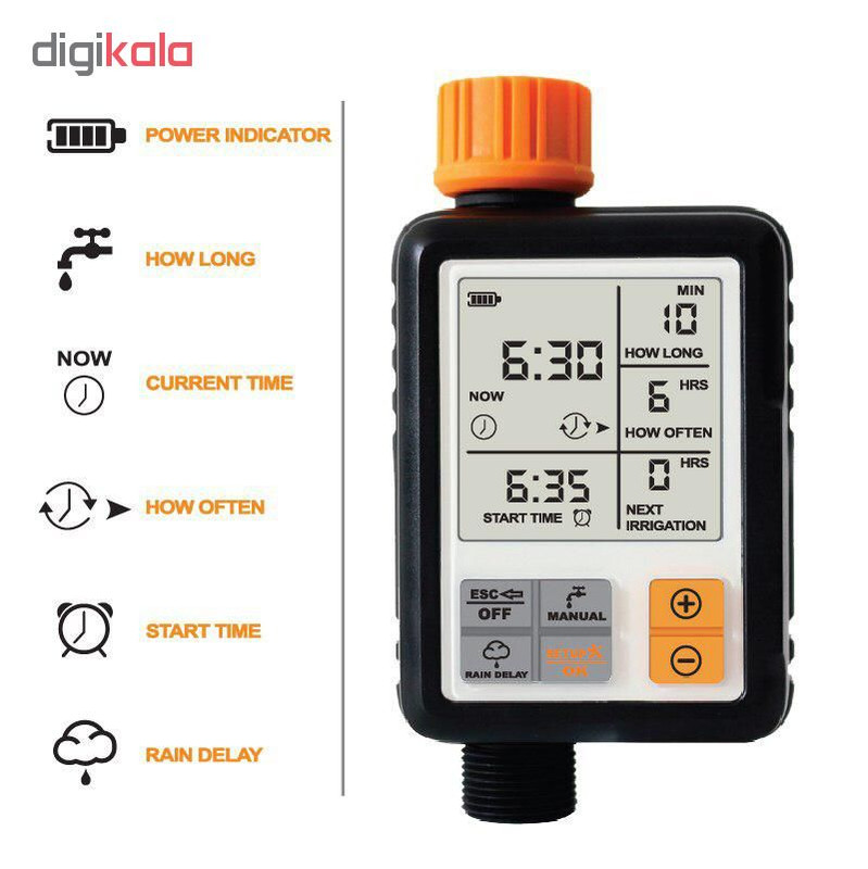 تایمر آبیاری دیجیتال مدل di-2019 تایمر آبیاری دیجیتال مدل di-2019