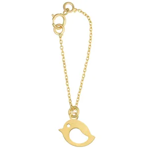 آویز ساعت طلا 18 عیار زنانه طرح پرنده کد SG426