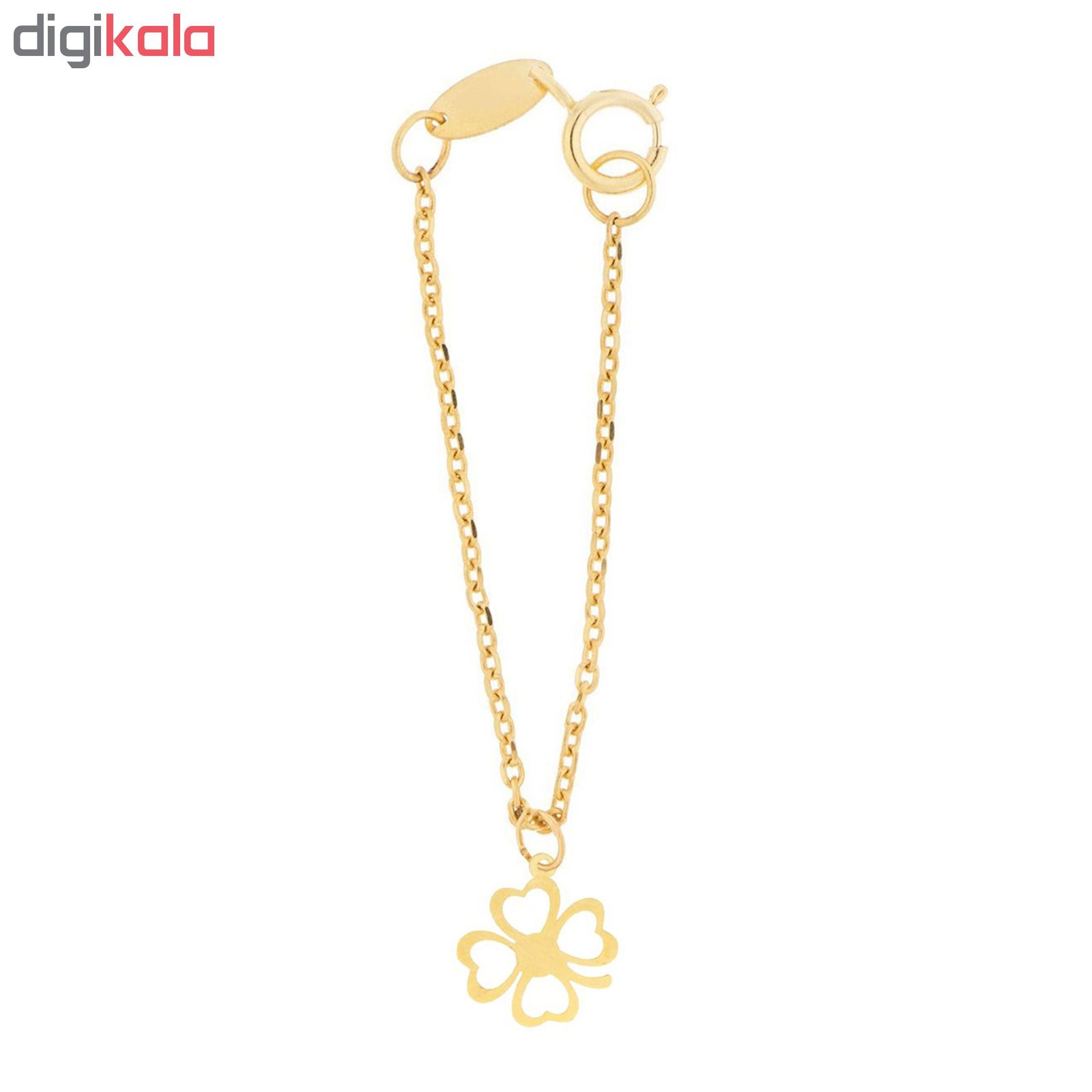 آویز ساعت طلا 18 عیار زنانه طرح گل کد SG429 -  - 2