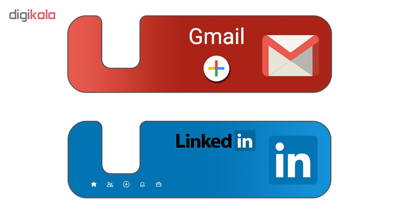 پایه نگهدارنده گوشی موبایل و تبلت لوکسینو مدل JSH_1331 مجموعه 2 عددی