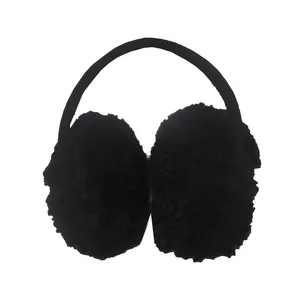 گوش گیر زمستانی دخترانه کد KH-20396 رنگ مشکی