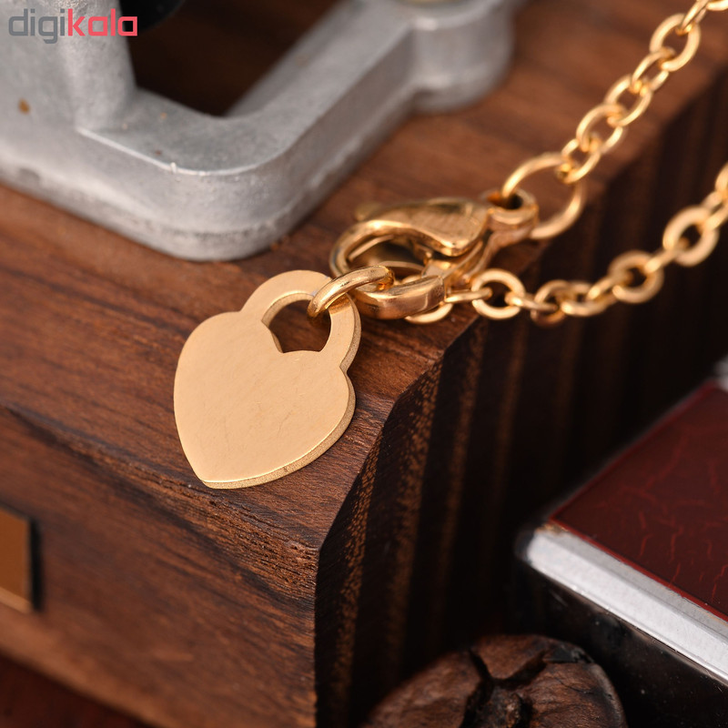 آویز ساعت زنانه طرح قلب کد AS1048