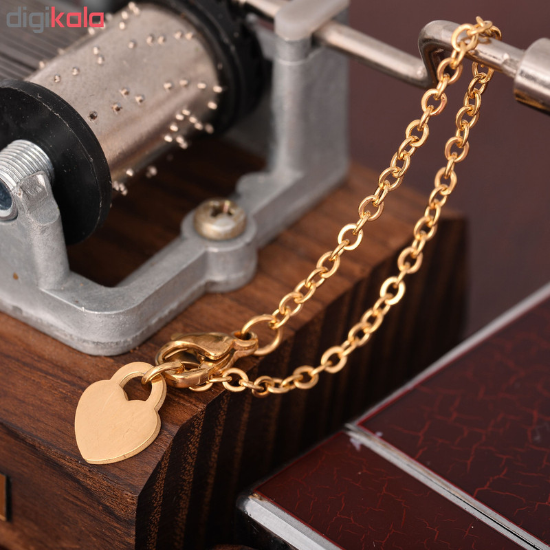 آویز ساعت زنانه طرح قلب کد AS1048