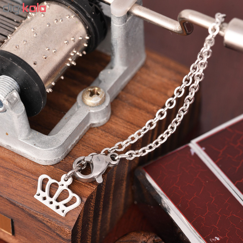 آویز ساعت زنانه طرح تاج کد AS1062 آویز ساعت زنانه طرح تاج کد AS1062