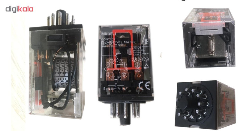 رله 11 پایه مدل 24dc-g-MK3P1
