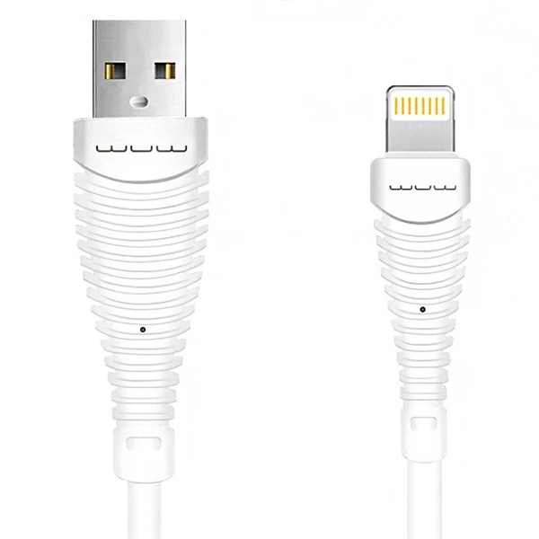 کابل تبدیل USB به لایتنینگ دبلیو یو دبلیو مدل X76 طول 0.9 متر