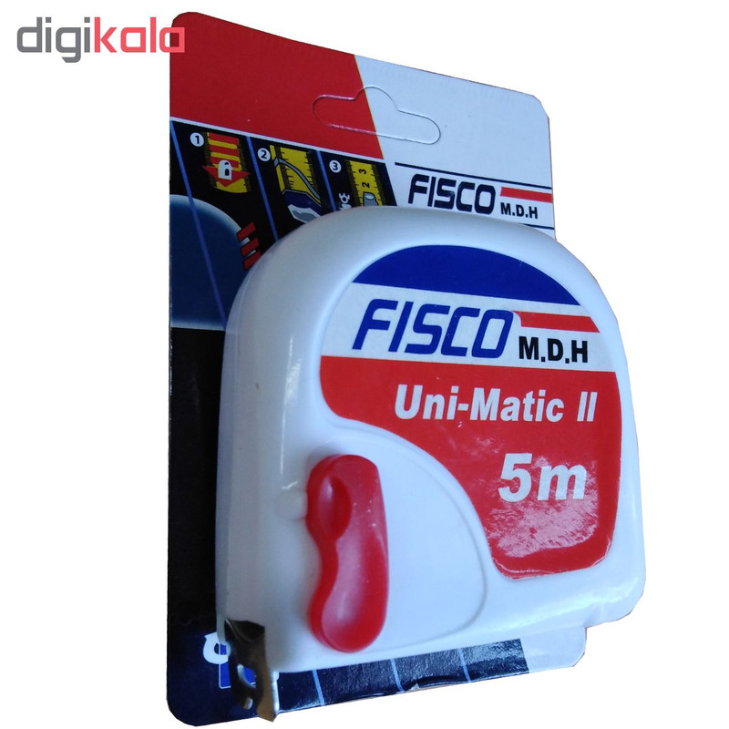 متر 5 متری فیسکو مدل Uni-Matic 2 بسته 12 عددی