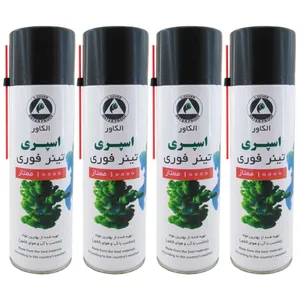 اسپری تینر الکاور کد 10000 حجم 500 میلی لیتر بسته 4 عددی