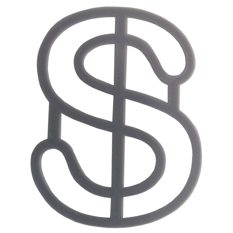 کاتر شیرینی طرح S