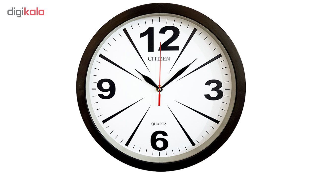 ساعت دیواری سیتیزن مدل خطی کد 108112145