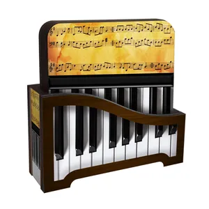 زیر لیوانی لوکسینو مدل Piano کد FP_1 بسته 6 عددی