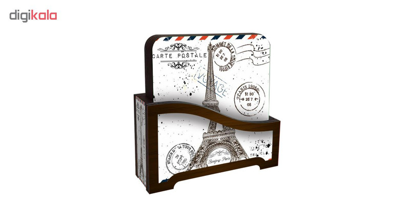 زیر لیوانی لوکسینو مدل Air Mail کد FP_2 بسته 6 عددی زیر لیوانی لوکسینو مدل Air Mail کد FP_2 بسته 6 عددی
