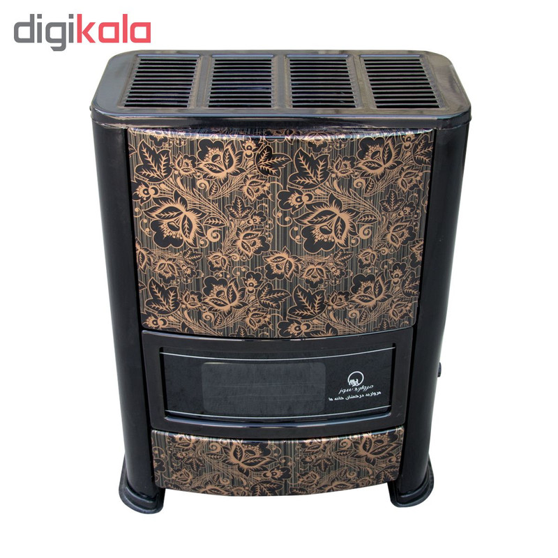 بخاری گازی مروارید سوز طرح پیچک مدل 8000