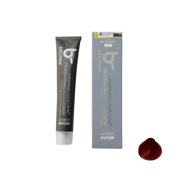 رنگ مو سلتون سری ماهاگونی شماره 5/57 حجم 100 میلی لیتر رنگ قهوه ای ماهاگونی روشن